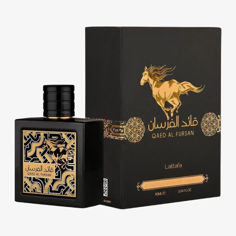 Perfume Lattafa Qaed Al Fursan Edp Preto 90ML