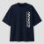 Camiseta Oversized Awaked Despertados - Azul Marinho