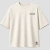 Camiseta Oversized Seguimos Aquele Que Primeiro Nos Amou - Off White