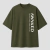 Camiseta Oversized Awaked Despertados - Verde Militar