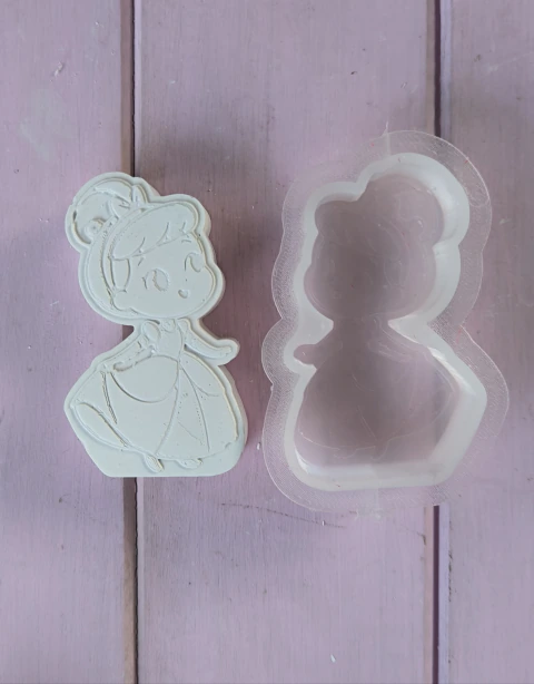 Molde Princesa Cenicienta (9.5x2x6.5 cm)