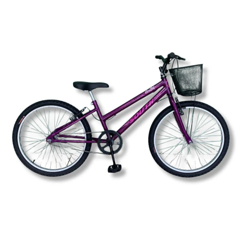 BICICLETA ARO 24 LOVE GIRL SEM MARCHA