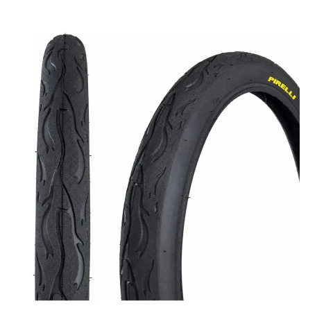 Pneu Aro 24 x 2.125 Pirelli Tornado Beta Flame Preto