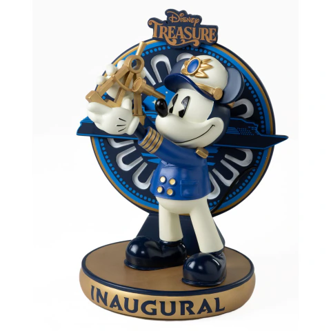 Estatueta Colecionável Capitão Mickey Mouse "Disney Treasure Inaugural" – Exclusiva Disney Cruise Line