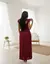 Vestido Longo Feminino Casual Lastex Alcinha e Fenda - Click utill