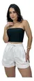 Cropped Top Faixa Feminina Tomara Que Caia com Bojo - loja online