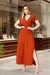 Vestido Longo Feminino Elegante Duna Com Fenda Lateral - comprar online