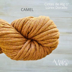 Cinta de Algodón c/ Lúrex Dorado