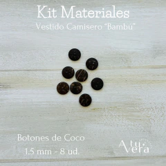 Kit Vestido Camisero BAMBÚ - A Tu Vera Artesanal