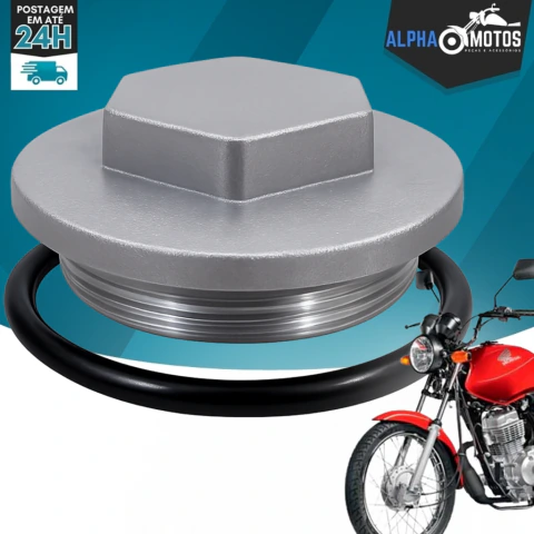Bujao Tampa Óleo Carter - Honda Cg Titan 125 2000 até 2004 Fan 125 2004 até 2008