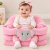 Assento Bebê Sofazinho Infantil Rosa Menina Estofado Seguro Confortável Multiuso - comprar online