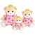 Trio de Urso Príncipe e Princesa com Coroa Para Nicho Quarto Bebê Decoração na internet
