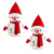 Boneco de Neve de Pelúcia 22cm Enfeite Natalino Urso Decoração de Natal - loja online