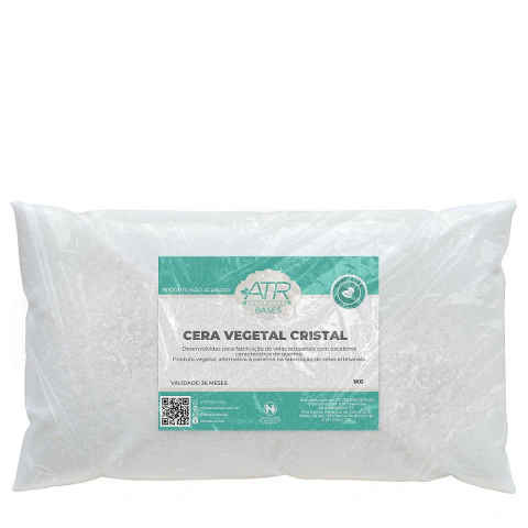 Cera em Pó Cristal Vegetal para Velas Vegana Solven 1 Kilo