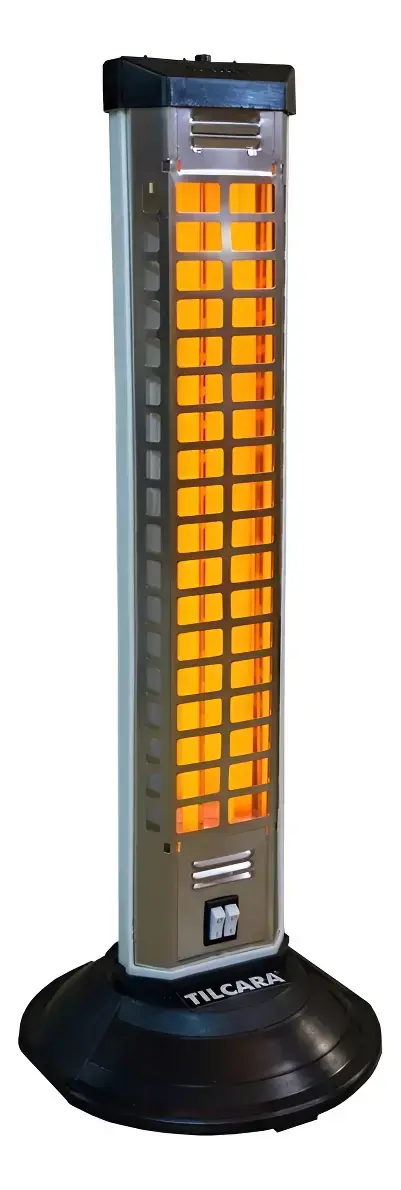 Estufa Eléctrica Infrarroja Cuarzo 2 Velas