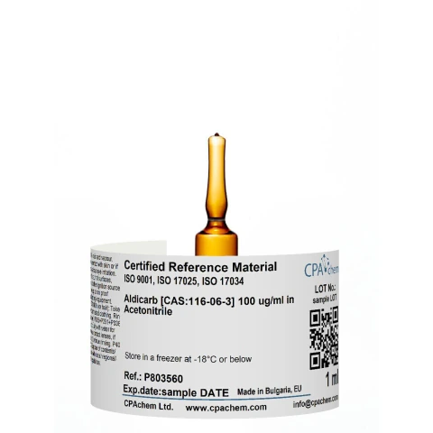 Aldicarb [CAS:116-06-3] 100 µg/ml en Acetonitrilo