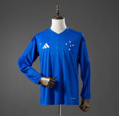 Camisa Manga Longa Cruzeiro – Modelo Torcedor Futebol