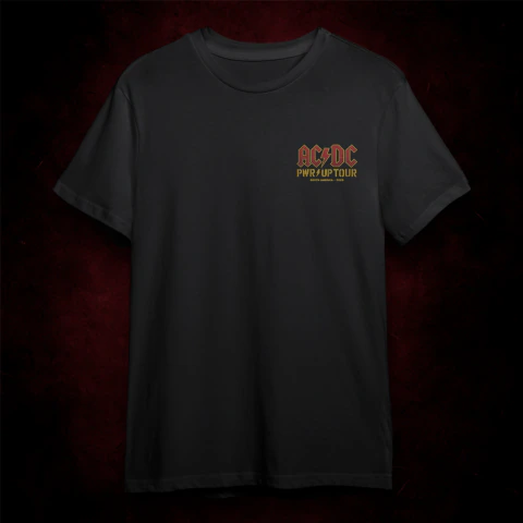 Remera AC/DC PWR UP Tour | Modelo Cañón