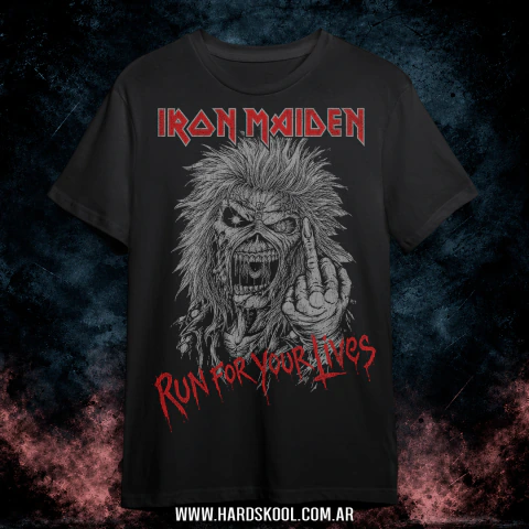 Remera Iron Maiden #2 – Run For Your Lives 2026