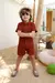 Conjunto Guilherme Tricot - Marrom - Sementinha