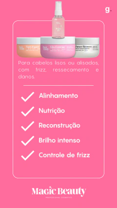 KIT Cronograma Liso Perfeito: Nutrição + Reconstrução + Alinhamento - comprar online