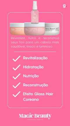 KIT Cronograma Glow: Revitalização + Nutrição + Reconstrução - comprar online