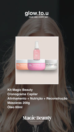 KIT Cronograma Liso Perfeito: Nutrição + Reconstrução + Alinhamento
