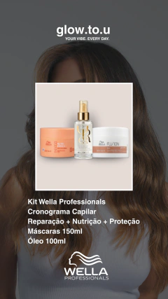 KIT Cronograma Capilar Reconstrução + Nutrição + Brilho