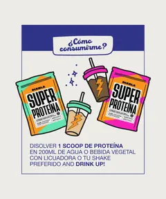 SUPER PROTEINA SABOR VAINILLA X 33GR DIABLA - comprar online