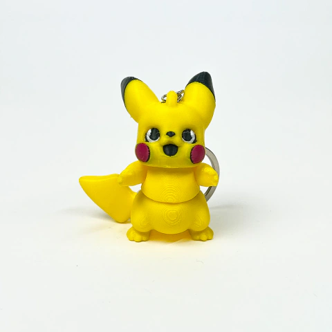 Chaveiro Pikachu Articulado 3D | Quero AKI