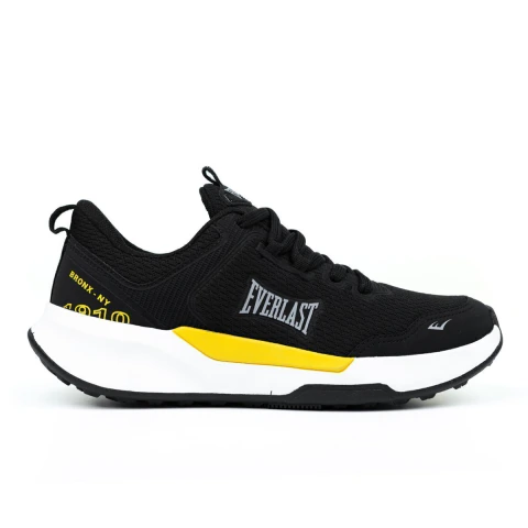 TENIS SOLO SEMA199 ADT. TECIDO SOLA PVC EVERLAST PRETO/AMARELO 40 REF SEMA199.199A.40