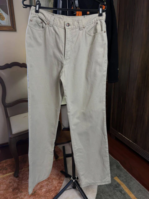 Calça jeans bege Stroke