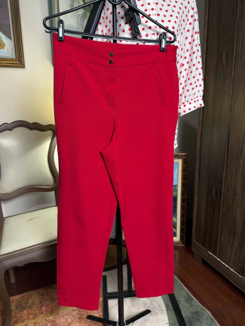 Calça social vermelha Aishry