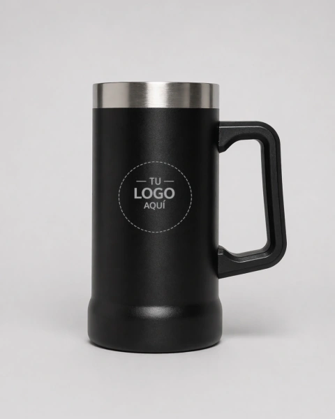 Vaso Térmico Chop de Acero Inoxidable 710 ml con Manija – Personalizable