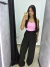 Calça de alfaiataria pantalona