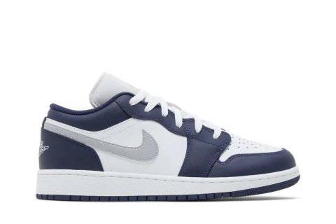 Air Jordan 1 Low Midnight Navy Wolf Grey