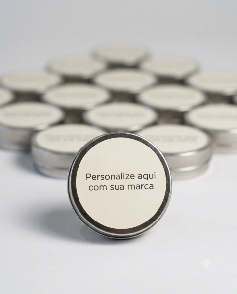 Personalize - Mini Vela na Lata (20g) - Escolha sua quantidade.