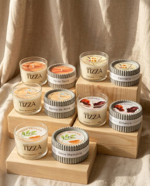Linha Essencial - Kit 05 Velas