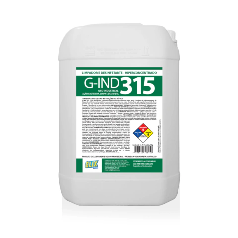G-IND 315 - DESINFETANTE A BASE DE BIGUANIDA POLIMÉRICA