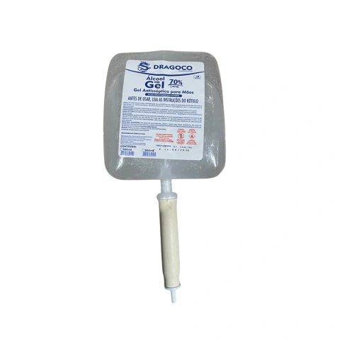 REFIL ÁLCOOL 70° INPM EM GEL 800ML - DRAGOCO