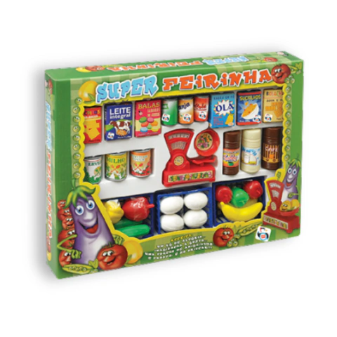 Mercadinho Infantil Super Feirinha c/ 32pçs