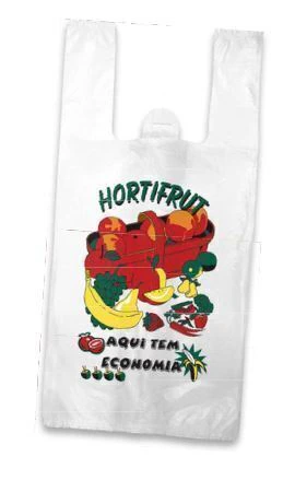 Sacola Plástica Hortifrúti 38x50