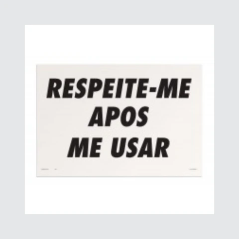 Obras Print Felipe Morozini - Respeite-me Após me Usar