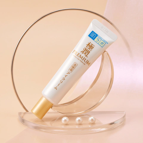 Hidratante para área dos olhos - HADA LABO GOKUJYUN PREMIUM EYE CARE 20g