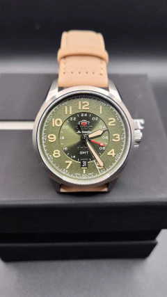 Relógio Orient GMT automático 3 estrelas - novo - lacrado