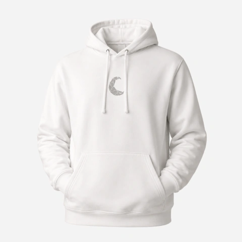 Moletom Canguru Lunatic Branco