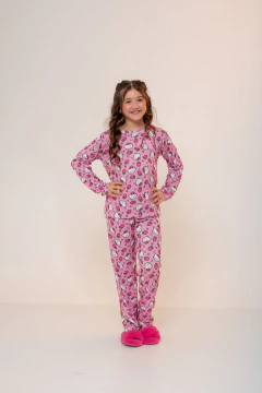 Pijama Infantil Inverno - Hello Kitty Moranguinhos - comprar online
