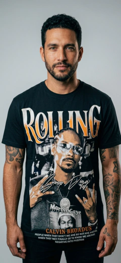 Camiseta Oversize Snoop Dogg Rolling Words - comprar en línea