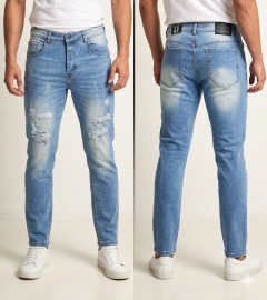 Jeans Azul Claro Slim Fit