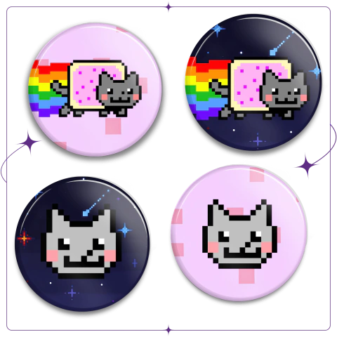 Botton Nyan Cat